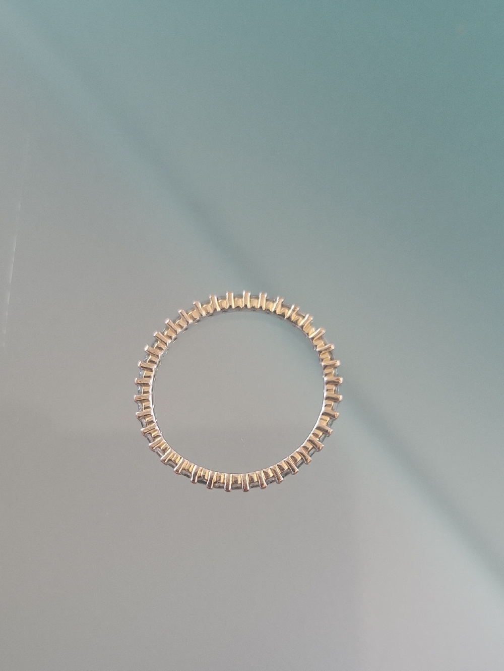 Swarovki Ring Band Gold Tone Authentic Size US 6 Matrix Vittore Ring